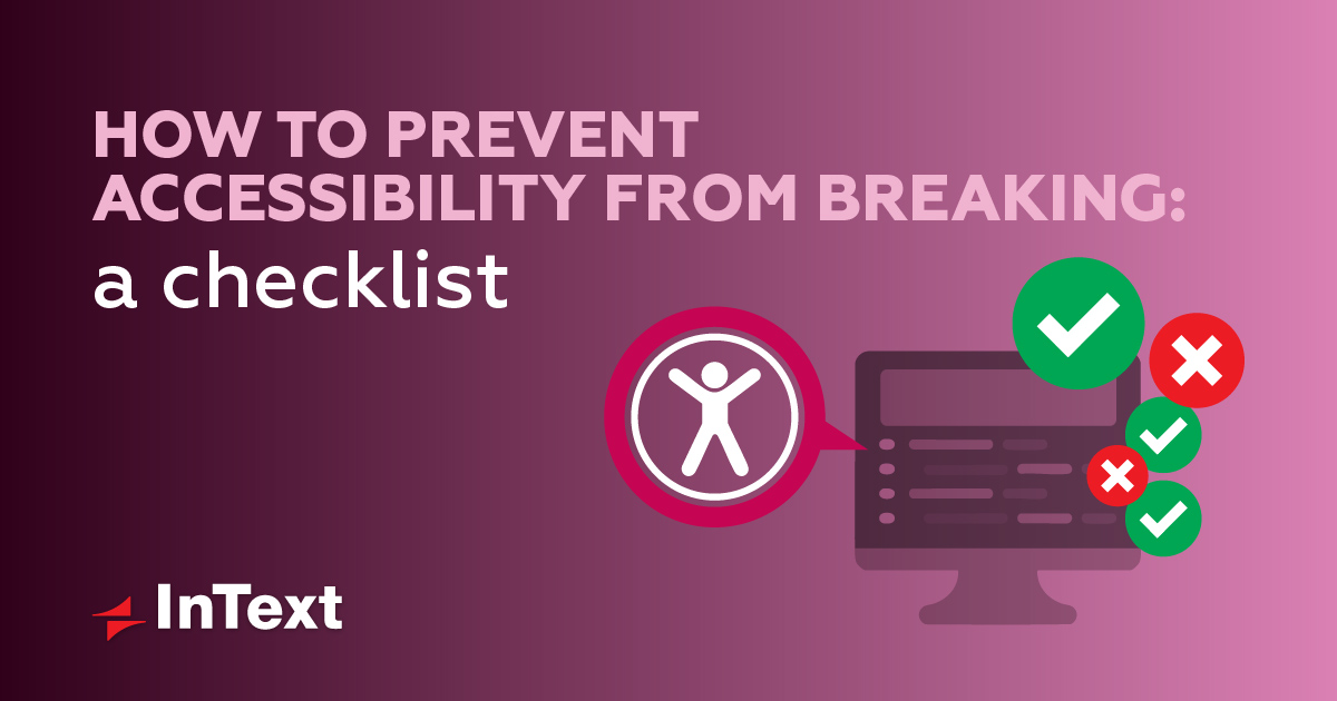 accessibility checklist