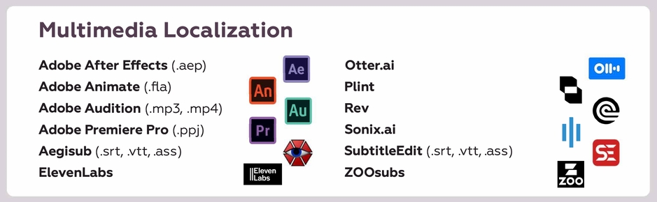 multimedia localization tools
